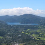 足柄エリアの里山風景 — 丹沢山系を望む早朝の風景